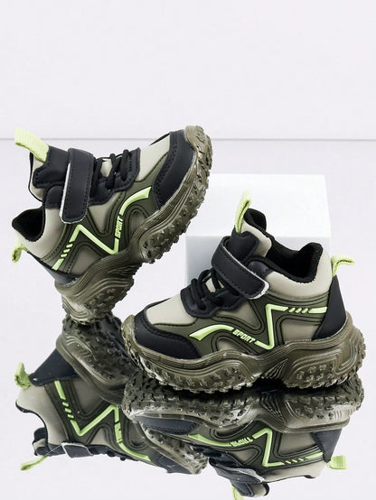1 Pair Baby Sports Shoes Spring Autumn Fashion New Children's White Sneakers Soft Sole Anti-Slip Boys Casual Board Shoes Infant Breathable Shoes Soft Upper Breathable Sports Shoes, Suitable For Boys A