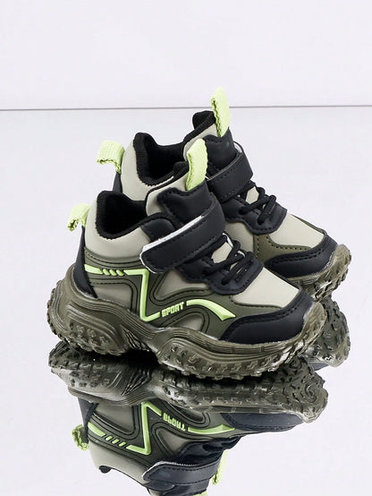 1 Pair Baby Sports Shoes Spring Autumn Fashion New Children's White Sneakers Soft Sole Anti-Slip Boys Casual Board Shoes Infant Breathable Shoes Soft Upper Breathable Sports Shoes, Suitable For Boys A