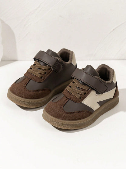 1 Pair Girls' Sports Shoes, Boys' Sports Shoes, Spring/Autumn New Baby Toddler Shoes, Walking Shoes Wear-Resistant Soft Sole Colorblock Training Shoes, Baby Casual Shoes