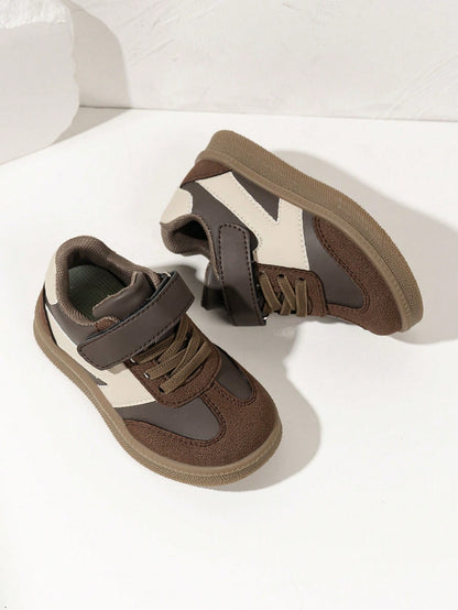 1 Pair Girls' Sports Shoes, Boys' Sports Shoes, Spring/Autumn New Baby Toddler Shoes, Walking Shoes Wear-Resistant Soft Sole Colorblock Training Shoes, Baby Casual Shoes