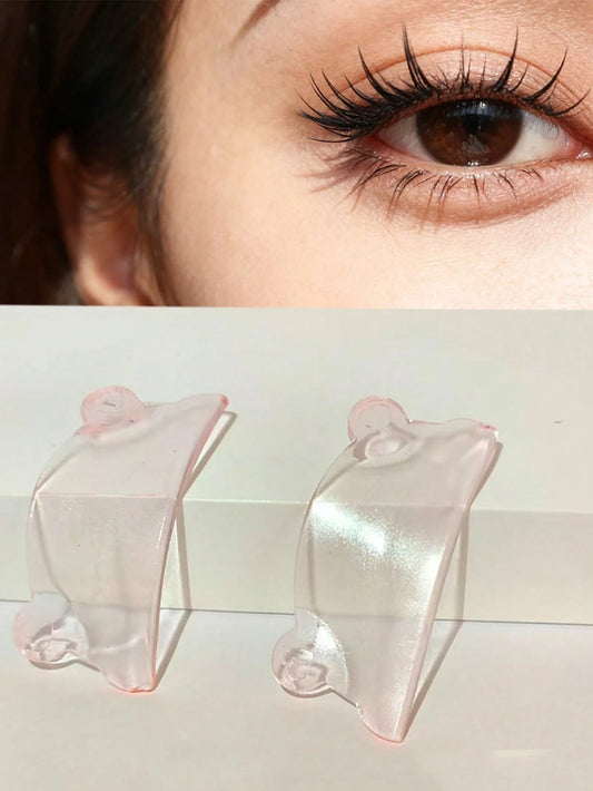 1 Pair Reusable Eyelash Softening Pads, Eyelash Lift And Protection Shield, Suitable For Eyelash And Eyebrow Perming/Dyeing, Self-Adhesive 3D Eyelash Curler Accessory, Makeup Tool