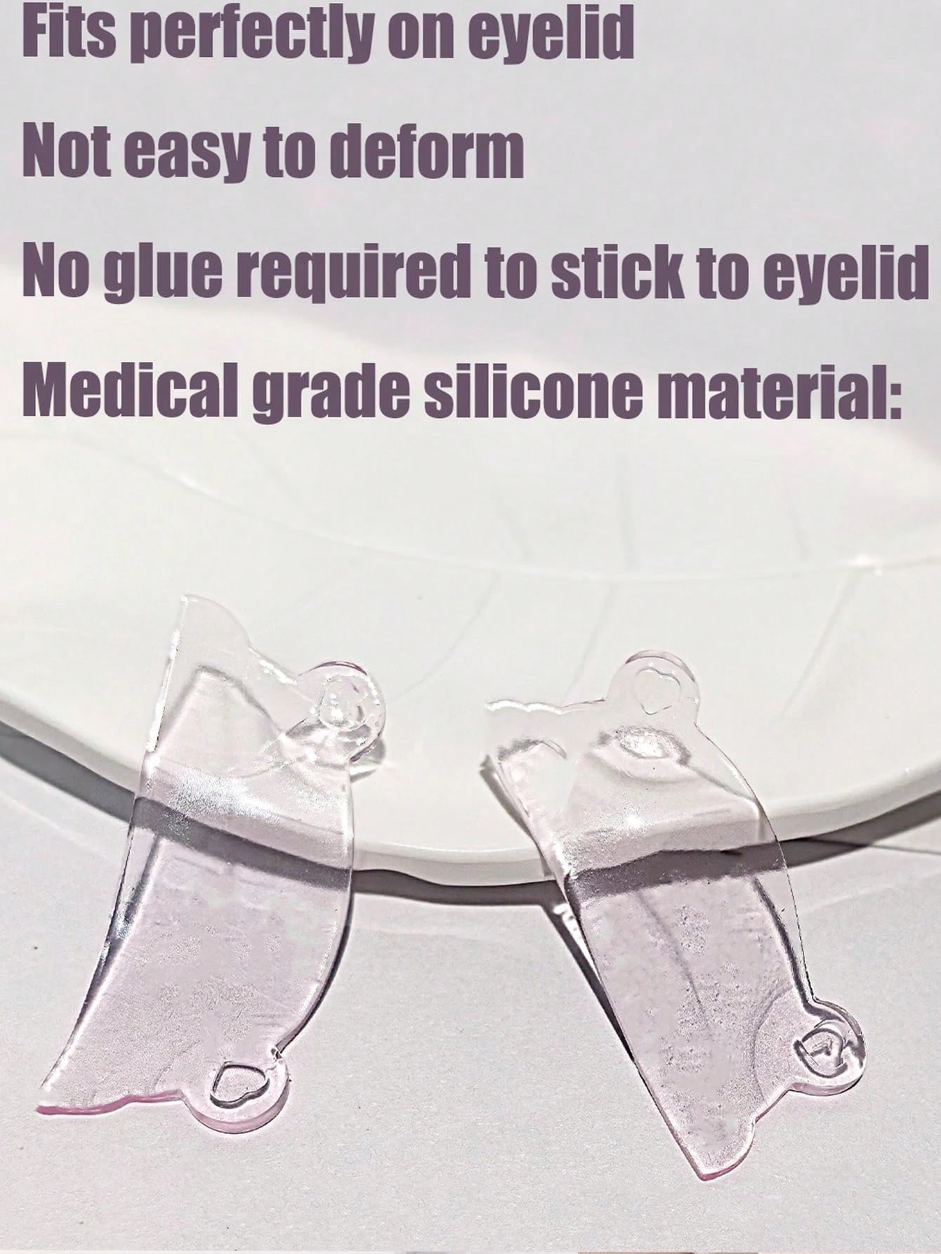 1 Pair Reusable Eyelash Softening Pads, Eyelash Lift And Protection Shield, Suitable For Eyelash And Eyebrow Perming/Dyeing, Self-Adhesive 3D Eyelash Curler Accessory, Makeup Tool