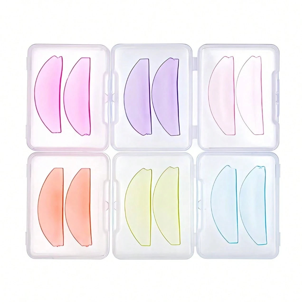 1 Pair Reusable Eyelash Softening Pads, Eyelash Lift And Protection Shield, Suitable For Eyelash And Eyebrow Perming/Dyeing, Self-Adhesive 3D Eyelash Curler Accessory, Makeup Tool