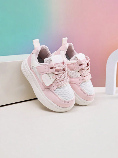 1 Pair Toddler Low-Top Casual Sports Sneakers For Baby Girls