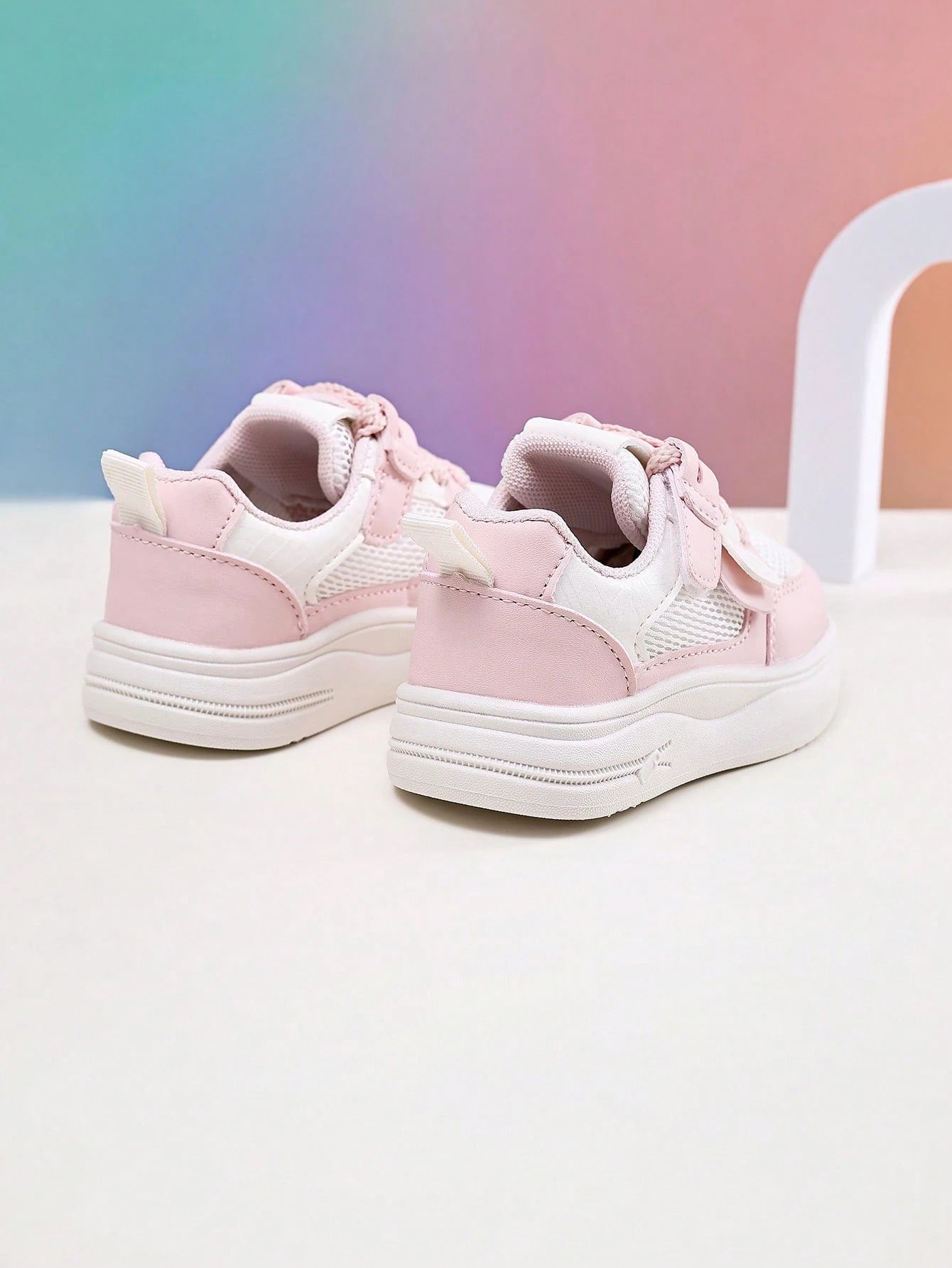 1 Pair Toddler Low-Top Casual Sports Sneakers For Baby Girls