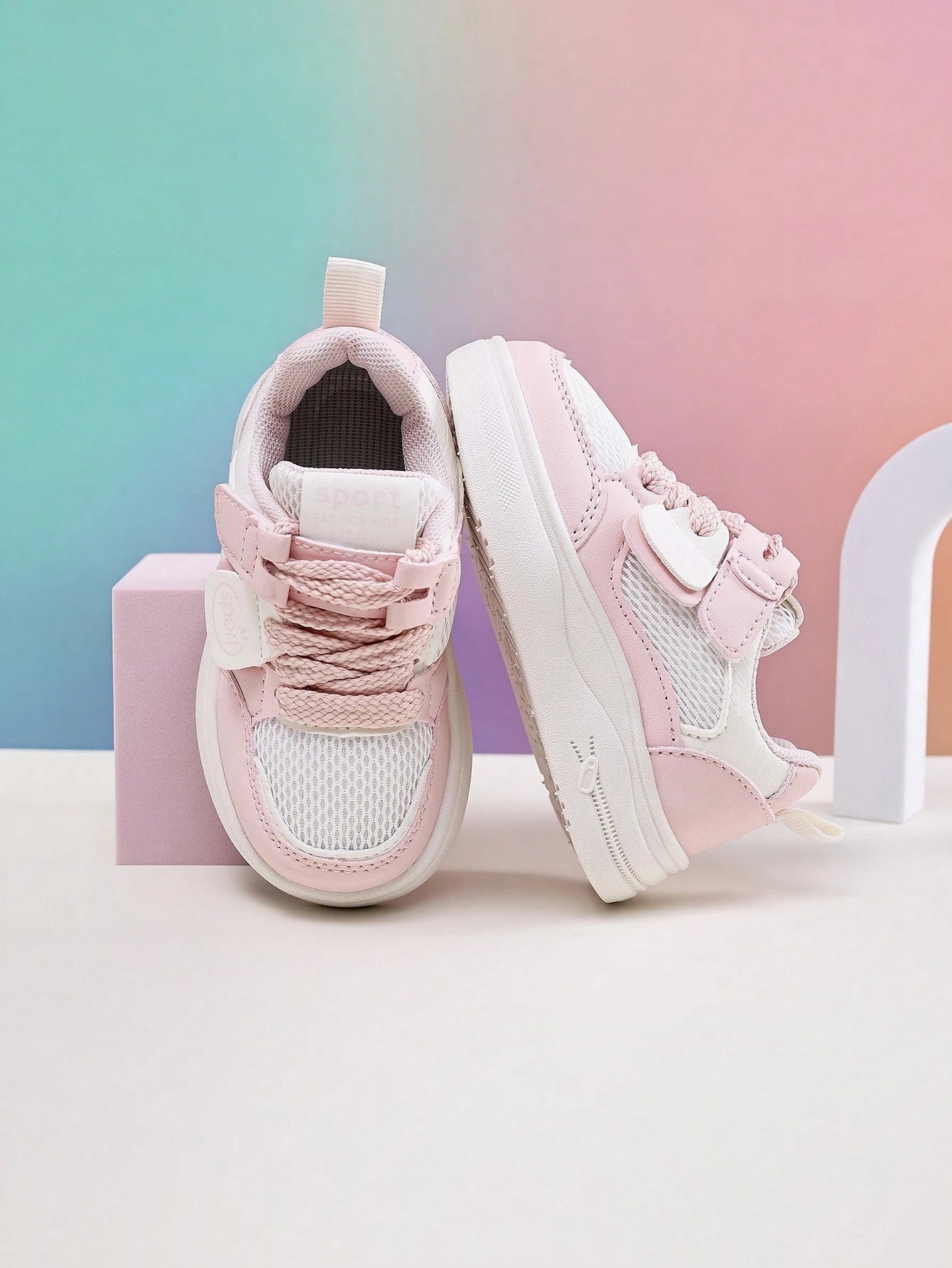 1 Pair Toddler Low-Top Casual Sports Sneakers For Baby Girls