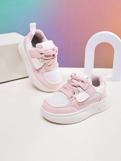 1 Pair Toddler Low-Top Casual Sports Sneakers For Baby Girls