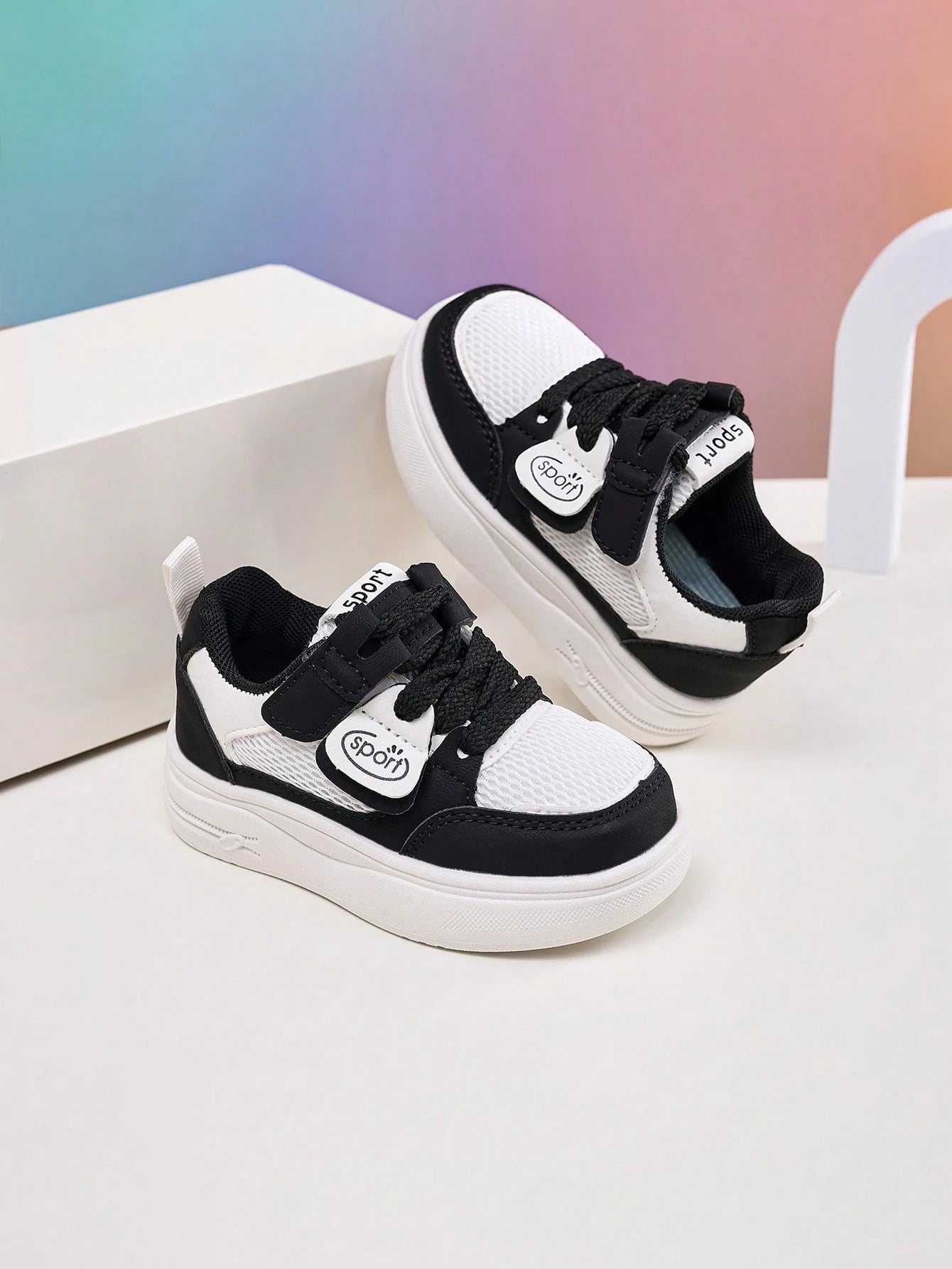 1 Pair Toddler Low-Top Casual Sports Sneakers For Baby Girls
