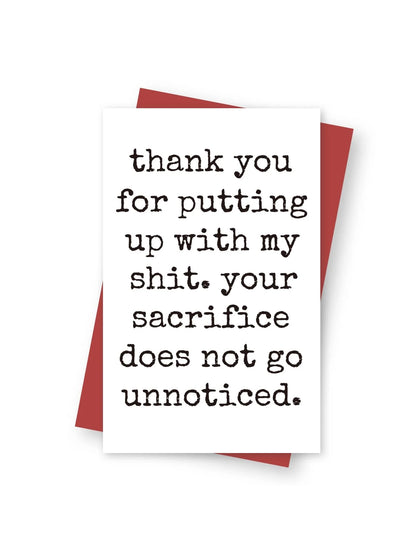 1 Pc Humorous Anniversary Card, Funny Birthday Card For Husband Wife Boyfriend Girlfriend, Valentine's Day Cards, Personalized Card With Envelopes Back To School
