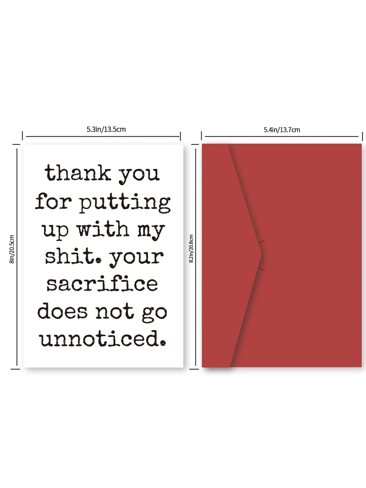 1 Pc Humorous Anniversary Card, Funny Birthday Card For Husband Wife Boyfriend Girlfriend, Valentine's Day Cards, Personalized Card With Envelopes Back To School