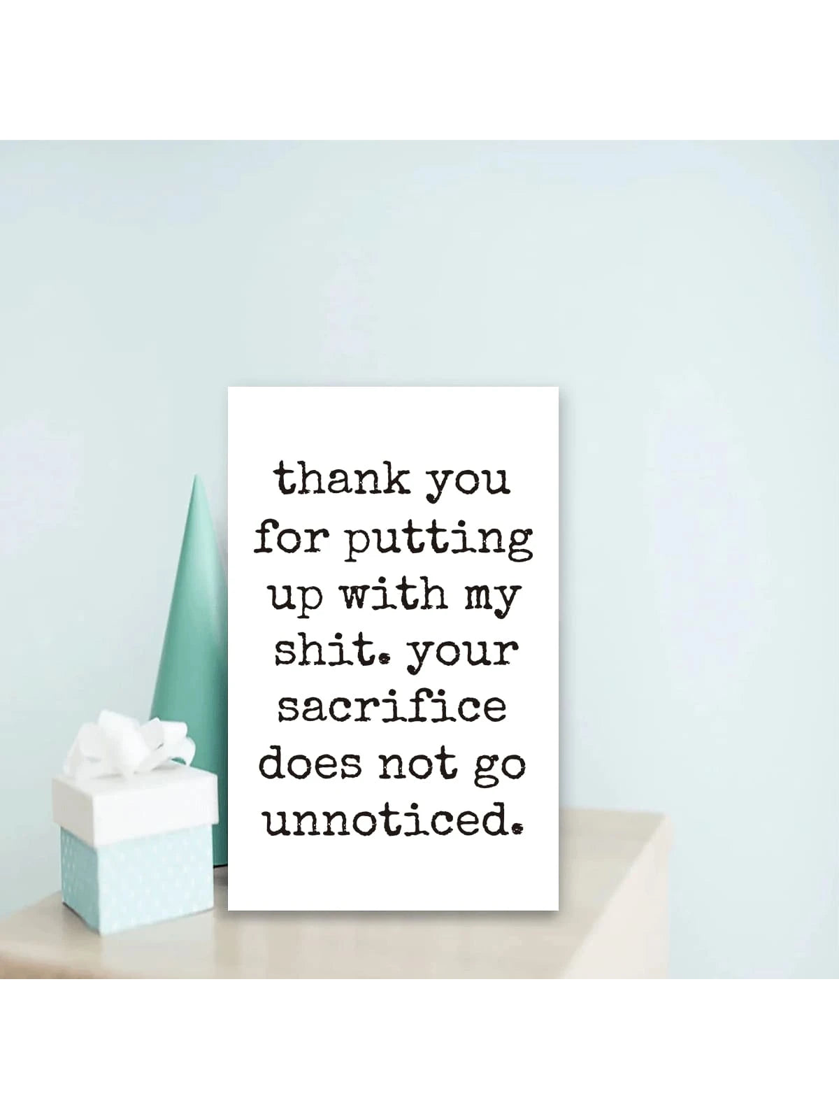 1 Pc Humorous Anniversary Card, Funny Birthday Card For Husband Wife Boyfriend Girlfriend, Valentine's Day Cards, Personalized Card With Envelopes Back To School