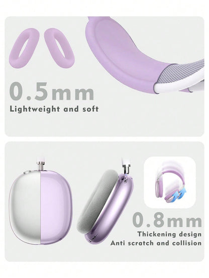 1 Pc Plush Pink Small Elephant Ear Case For AirPods2/1 For AirPods Pro For AirPods 3 For AirPods Pro (2nd Generation) For AirPods 4