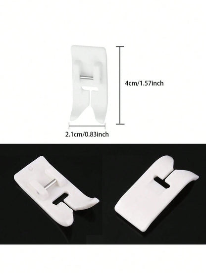 1 Pc, Home Multifunctional Sewing Machine With Leather Sliding Material Presser Foot Plastic Steel Non-Stick Presser Foot, Household Sewing Machine Sewing Accessories, Sewing Machine Accessories, DIY