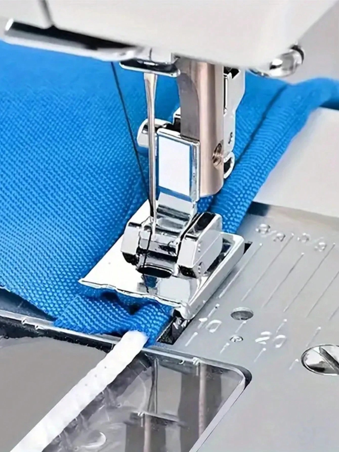 1 Pc, Home Multifunctional Sewing Machine With Leather Sliding Material Presser Foot Plastic Steel Non-Stick Presser Foot, Household Sewing Machine Sewing Accessories, Sewing Machine Accessories, DIY