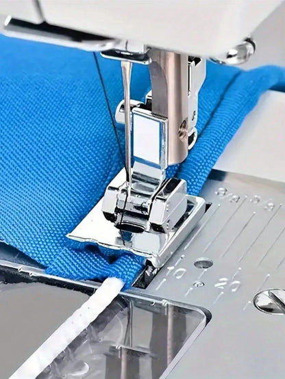 1 Pc, Home Multifunctional Sewing Machine With Leather Sliding Material Presser Foot Plastic Steel Non-Stick Presser Foot, Household Sewing Machine Sewing Accessories, Sewing Machine Accessories, DIY