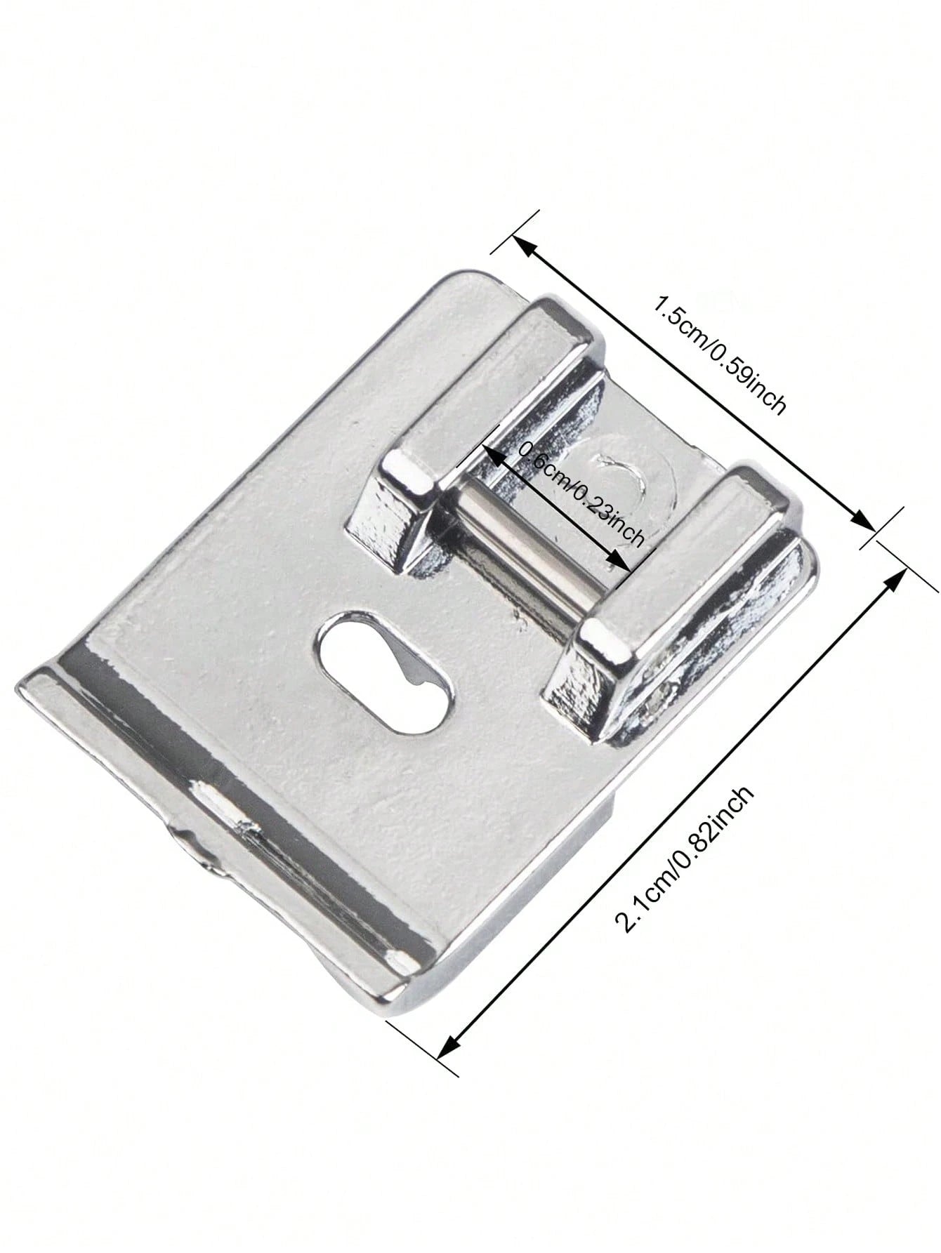 1 Pc, Home Multifunctional Sewing Machine With Leather Sliding Material Presser Foot Plastic Steel Non-Stick Presser Foot, Household Sewing Machine Sewing Accessories, Sewing Machine Accessories, DIY