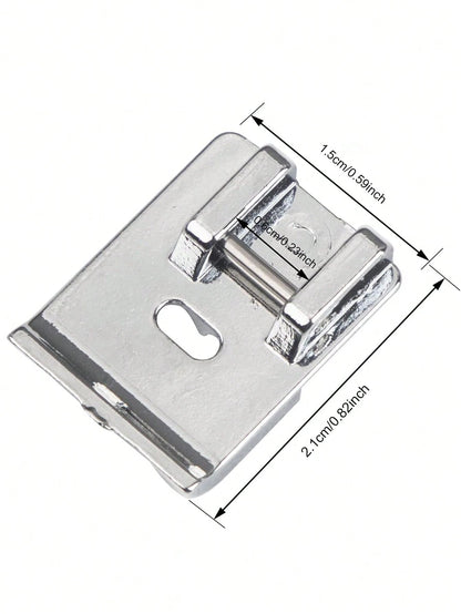 1 Pc, Home Multifunctional Sewing Machine With Leather Sliding Material Presser Foot Plastic Steel Non-Stick Presser Foot, Household Sewing Machine Sewing Accessories, Sewing Machine Accessories, DIY