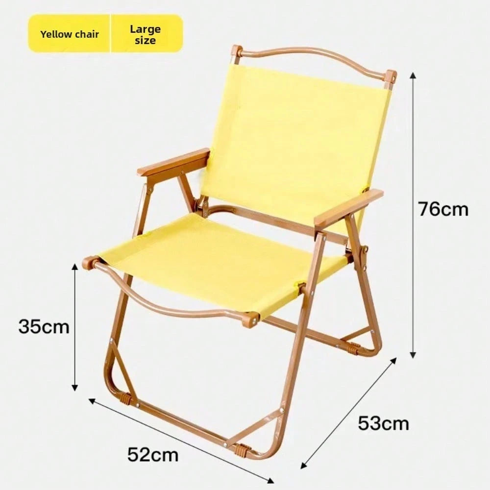 1 Piece Colorful Kermit Chair, Rainbow Foldable Outdoor Table And Chair, Portable Beach Camping Fishing Stool, Foldable Furniture For Outdoor Picnic, Fishing And Stall Use Outdoor Chairs Outdoor Furn