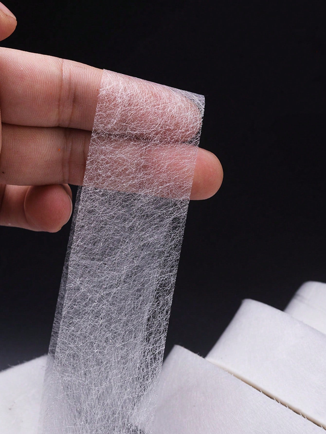 1 Roll 66 Yards Fusible Bias Tape, Double-Sided Adhesive, Strong Adhesive Washable, Hot Melt Tape With Double-Sided Backing, Seamless Edging Tape, Suitable For Altering Clothes, Pants, Jeans, Curtains