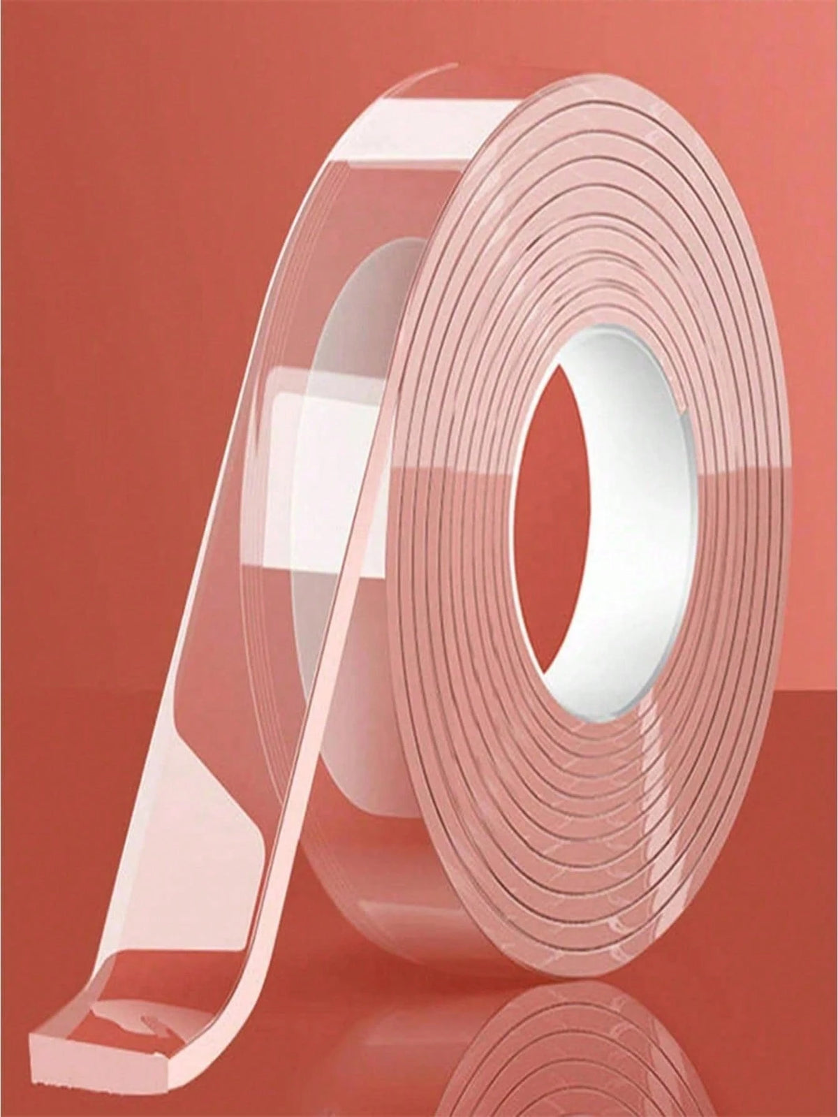 1 Roll Of Heavy Duty Strong Double Sided Tape For Hanging Pictures, Mutual Decoration, Mutual, Etc. Reusable Strong Adhesive Multi-Purpose Waterproof Transparent Double Sided Tape- Suitable For Home