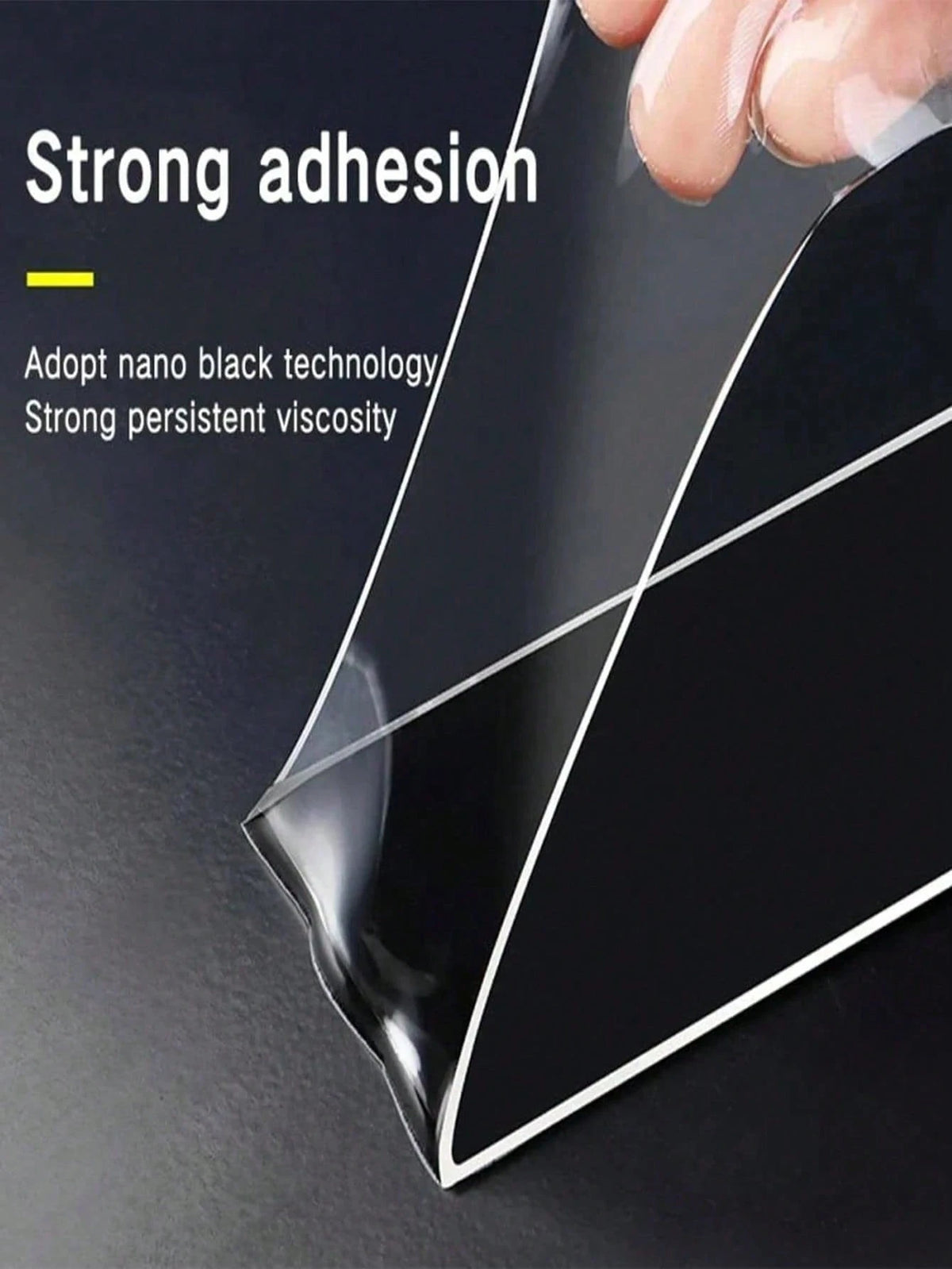 1 Roll Of Heavy Duty Strong Double Sided Tape For Hanging Pictures, Mutual Decoration, Mutual, Etc. Reusable Strong Adhesive Multi-Purpose Waterproof Transparent Double Sided Tape- Suitable For Home