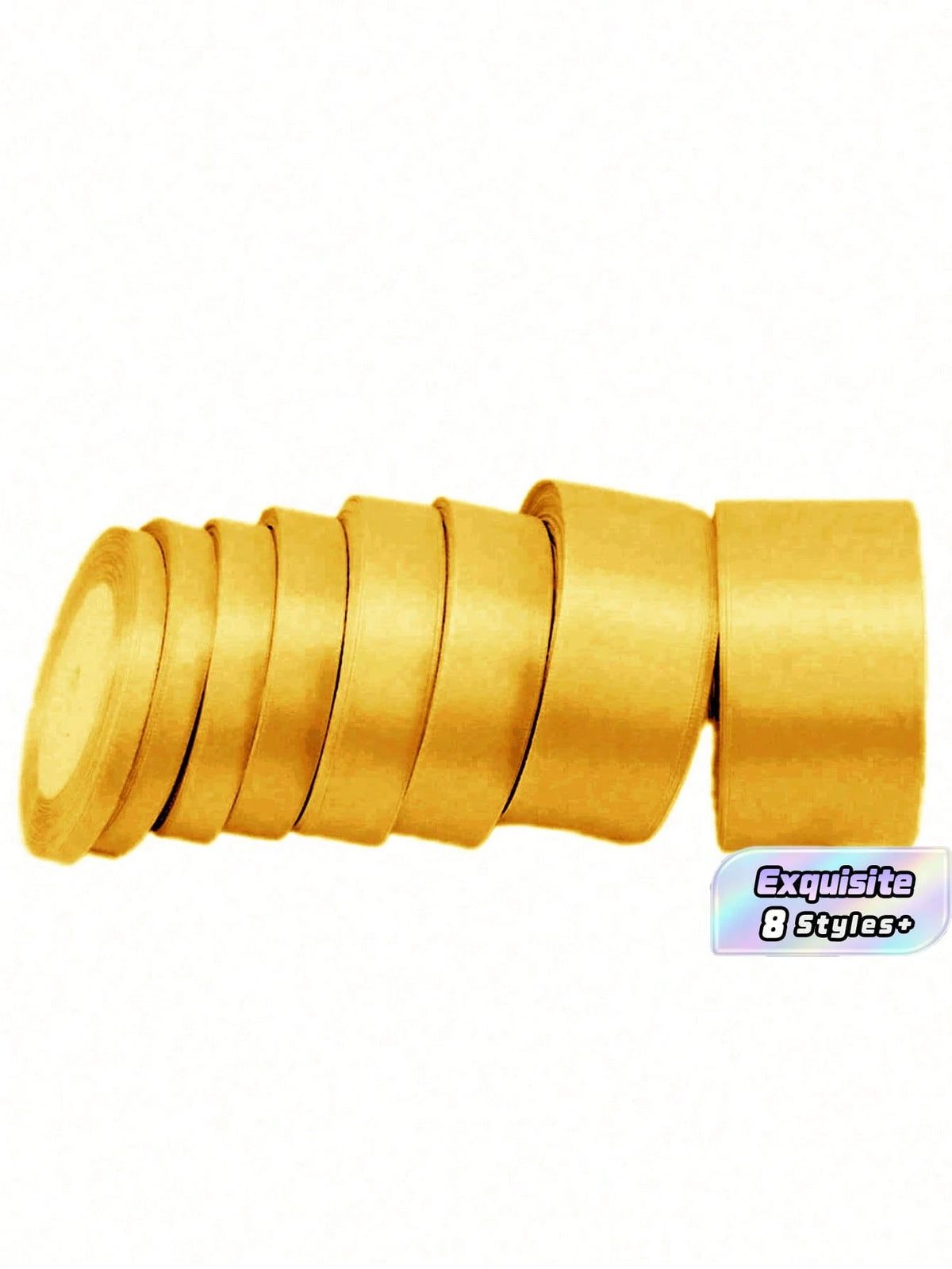 1 Roll Of Polyester Satin Ribbon- Gift Box, Candy Box, Cake Box, Fresh Flower Decoration Ribbon (Machine Dyed With Slight Color Difference)