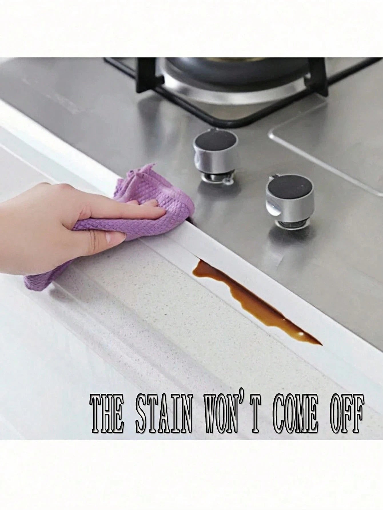 1 Roll PVC Waterproof Sealing Strip, Self-Adhesive Anti-Crack Caulk For Sink, Stove, Floor Corners, Bathroom, Toilet And Bathtub, Mold And Moisture Proof, Offers Neat Sealing Effect