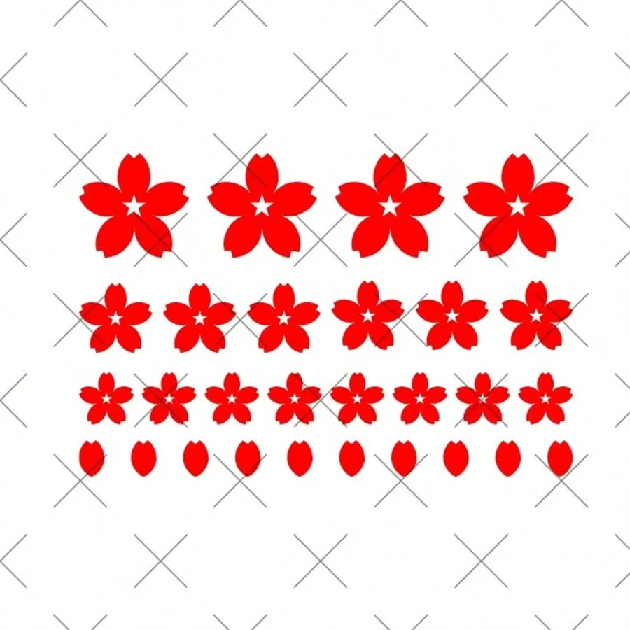 1 Set Assorted Cherry Blossom Pattern Car Stickers, Vinyl Waterproof & UV Resistant, Suitable For Car Headlights, Tail Lights, Rear Lights, JDM Exterior Accessories, DIY Car Lights, Body, Rear Glass S