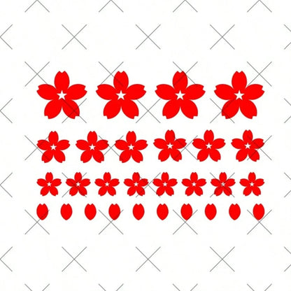 1 Set Assorted Cherry Blossom Pattern Car Stickers, Vinyl Waterproof & UV Resistant, Suitable For Car Headlights, Tail Lights, Rear Lights, JDM Exterior Accessories, DIY Car Lights, Body, Rear Glass S