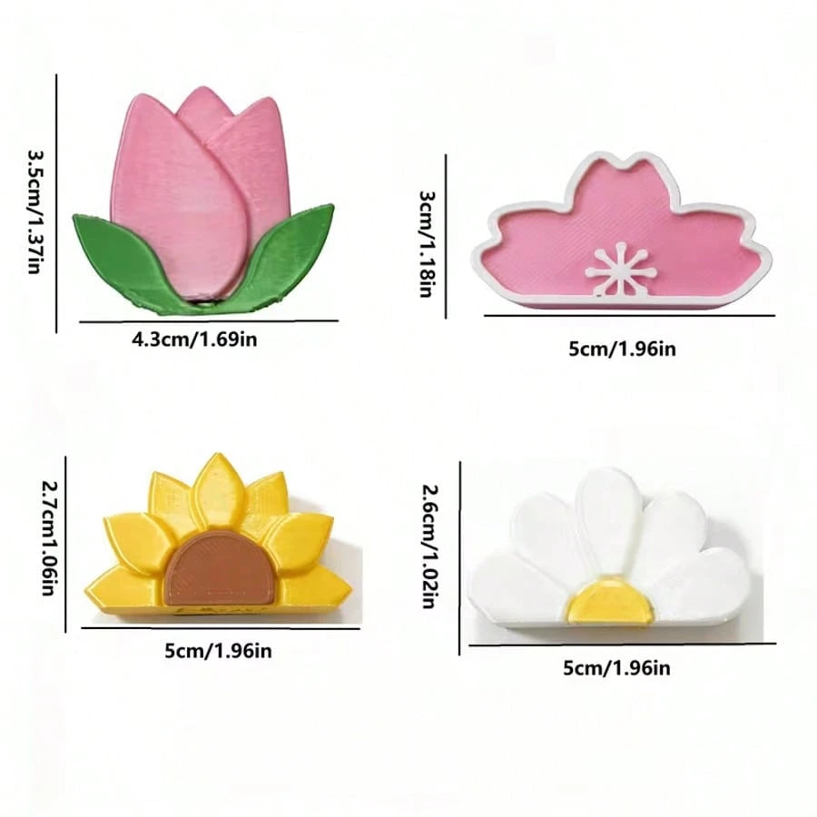 1 Set Floral Decorative Photo Frame, Desktop Photo Frame With Floral Design, Card Display Stand, Cute Desktop Decor, Suitable For Office And Bedroom, Perfect Gift For Home Decoration