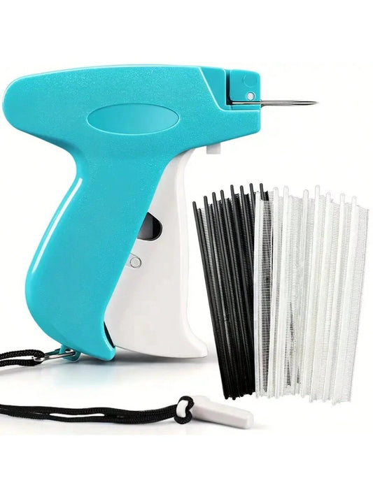 1 Set Instant Fix Micro Stitch Gun- 3000pcs Plastic Needles Portable Clothing Repair Tool For Quick Hemming, Quilt Folding, Labeling And Various Clothing Repair Work