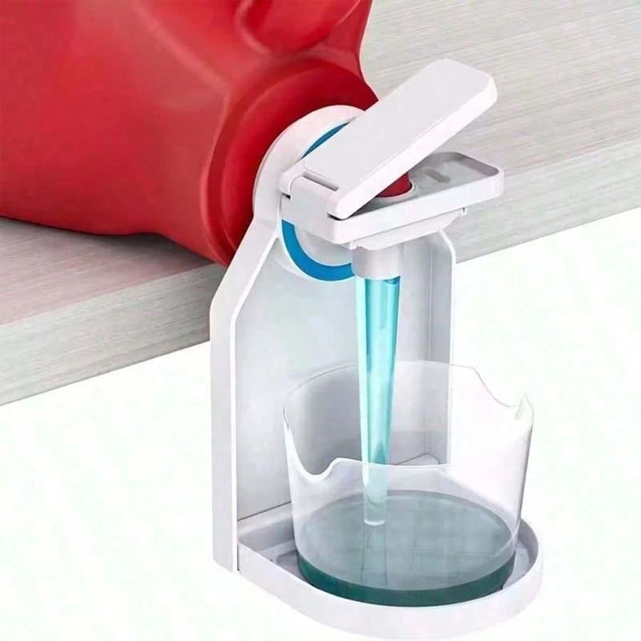1 Set Laundry Detergent Dispenser Cup Holder, Equipped With Upgraded Nozzle And Easy-To-Use Switch For Hassle-Free And Tidy Detergent Dispensing