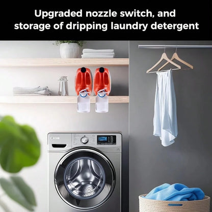 1 Set Laundry Detergent Dispenser Cup Holder, Equipped With Upgraded Nozzle And Easy-To-Use Switch For Hassle-Free And Tidy Detergent Dispensing