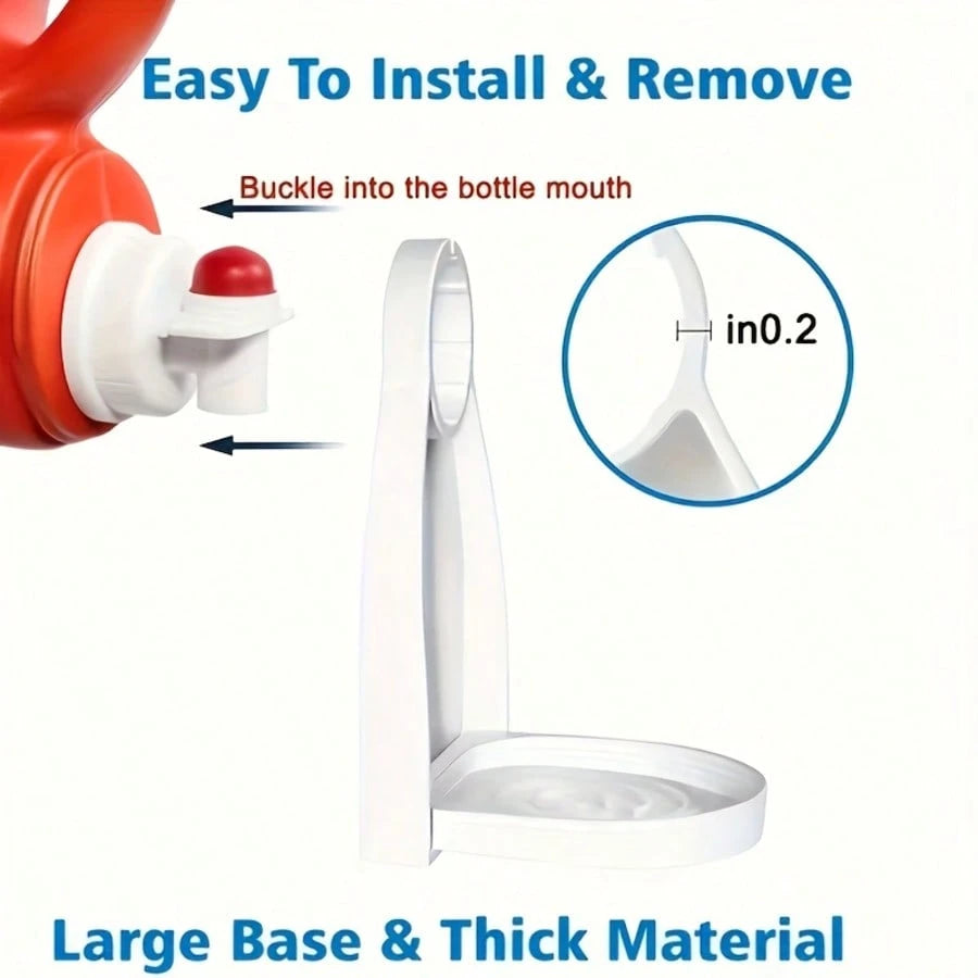 1 Set Laundry Detergent Dispenser Cup Holder, Equipped With Upgraded Nozzle And Easy-To-Use Switch For Hassle-Free And Tidy Detergent Dispensing