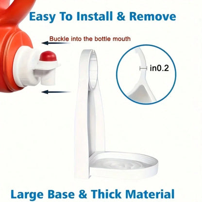 1 Set Laundry Detergent Dispenser Cup Holder, Equipped With Upgraded Nozzle And Easy-To-Use Switch For Hassle-Free And Tidy Detergent Dispensing