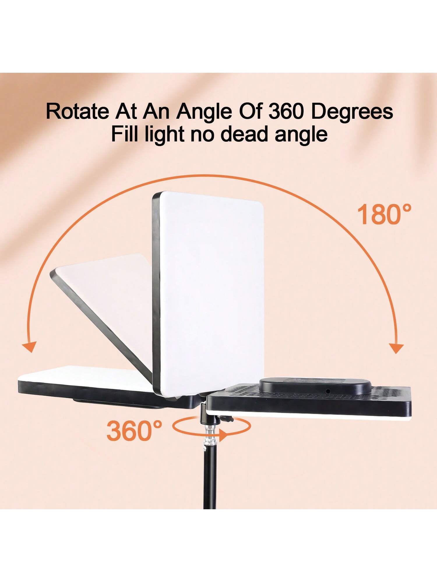 1 Set Of 10 Inch Square Fill Light, Professional Lighting Equipment For Live Streaming And Food Photography- USB Powered, Soft Emitting, Square Fill Light LED Light With 110cm Tripod, Used For Photo