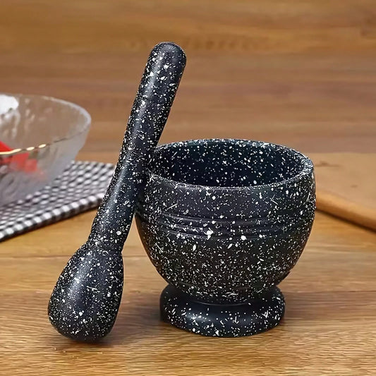 1 Set Of Grinder & Pestle Set- PP Garlic/Pepper/Spice Grinder Bowl- Multi-Functional Kitchen Tool For Seasonings, Grains Spice Grinder- Household Kitchen Gadgets