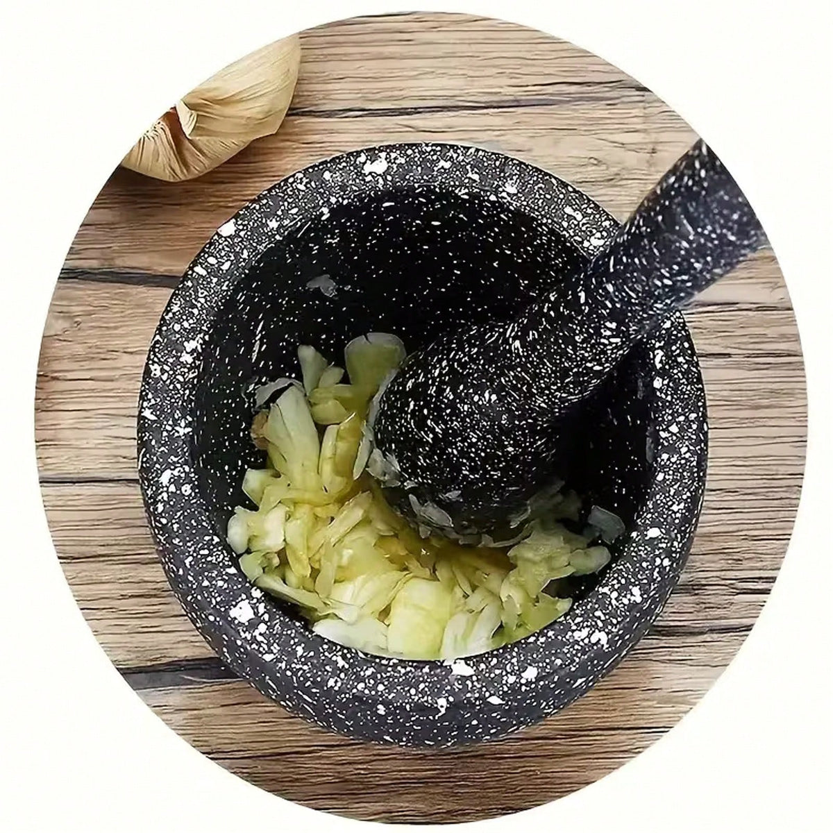 1 Set Of Grinder & Pestle Set- PP Garlic/Pepper/Spice Grinder Bowl- Multi-Functional Kitchen Tool For Seasonings, Grains Spice Grinder- Household Kitchen Gadgets