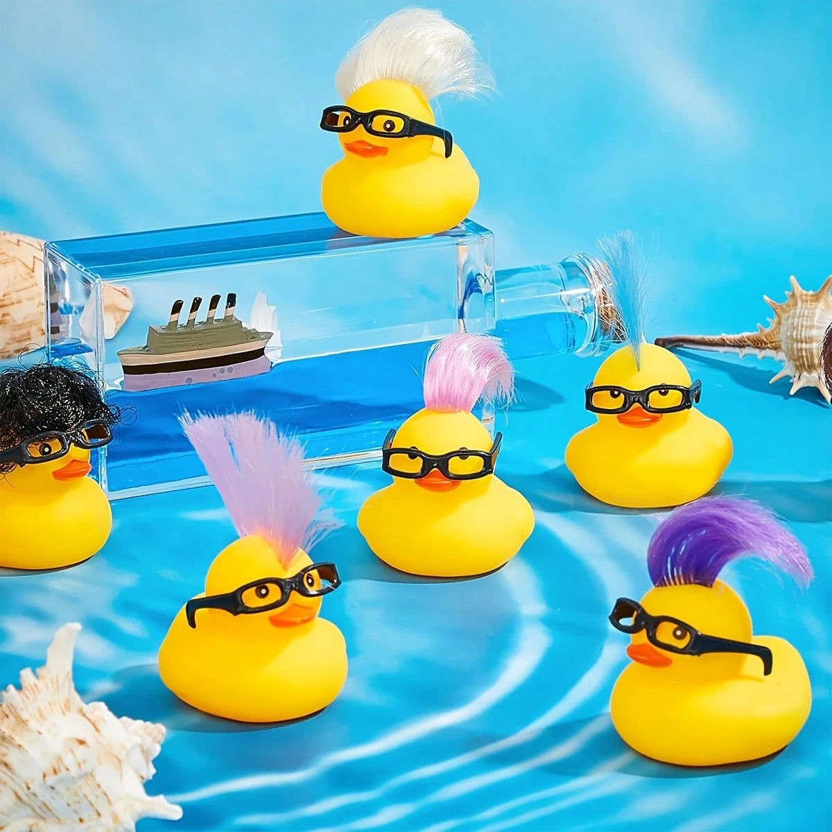 10/20 Pcs Yellow Mini Rubber Duck Bath Toys, Cute & Fun Bathtub Toys, Great Gift For Boys And Girls