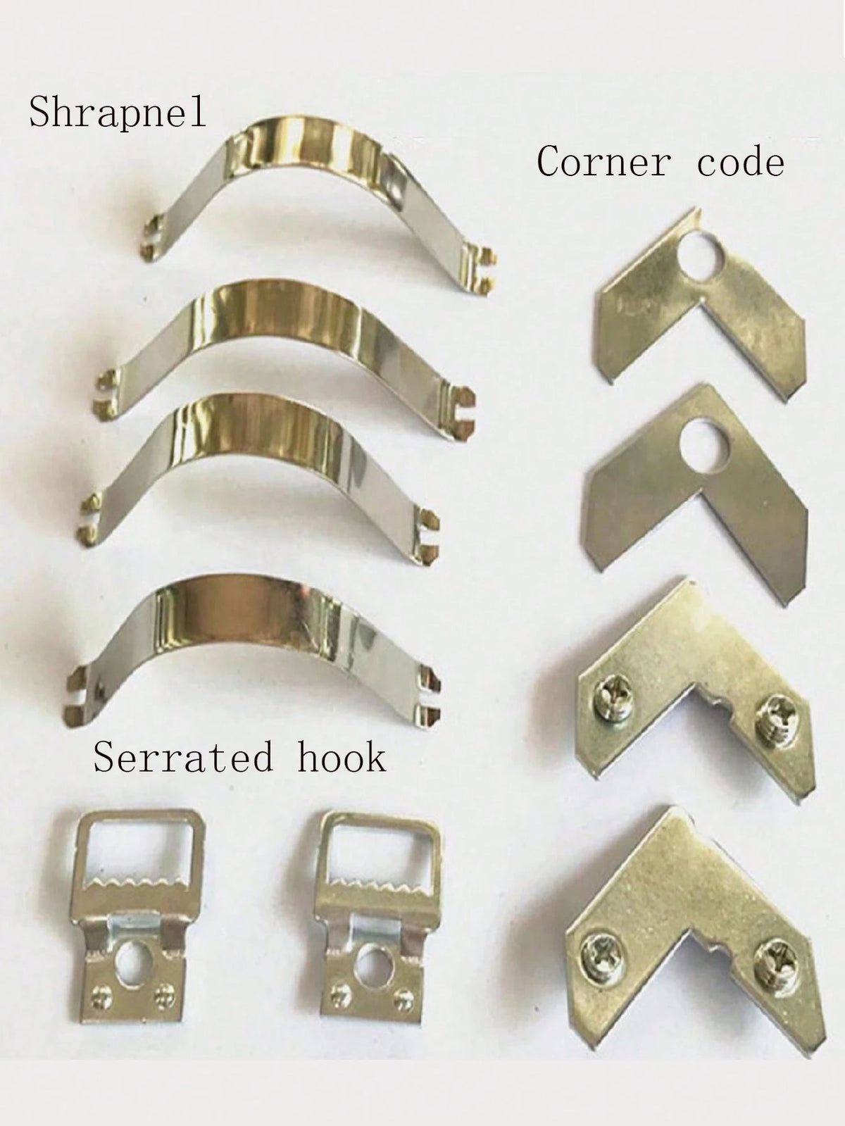 100pcs Triangle D-Rings Picture Frame Hardware Hooks, Triangular Hanging Loops Screw Included For Canvas Painting Wall Decor