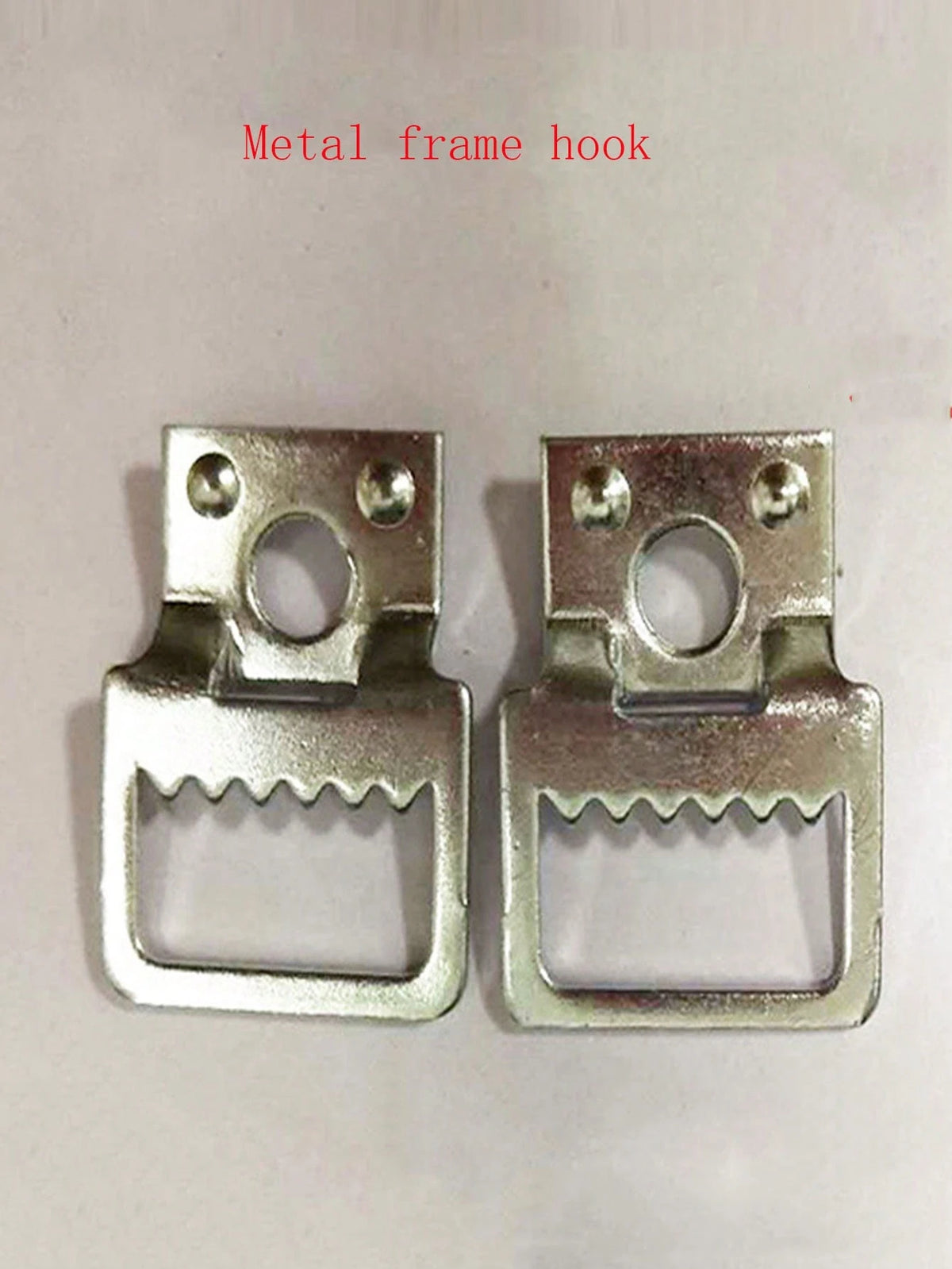 100pcs Triangle D-Rings Picture Frame Hardware Hooks, Triangular Hanging Loops Screw Included For Canvas Painting Wall Decor