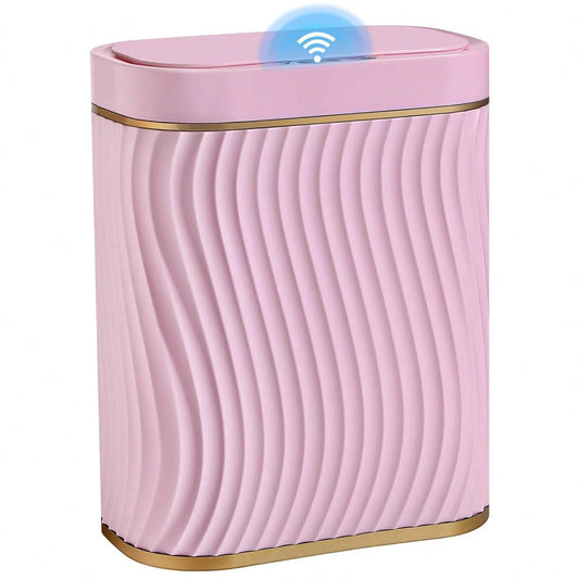 10L/2.6 Gallon Smart Small Trash Can, Smart Pop-Up Lid Kitchen Trash Can, Bathroom, Kitchen, Bedroom, Powder Room, Craft Room, Office, College Trash Basket
