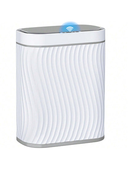 10L/2.6 Gallon Smart Small Trash Can, Smart Pop-Up Lid Kitchen Trash Can, Bathroom, Kitchen, Bedroom, Powder Room, Craft Room, Office, College Trash Basket