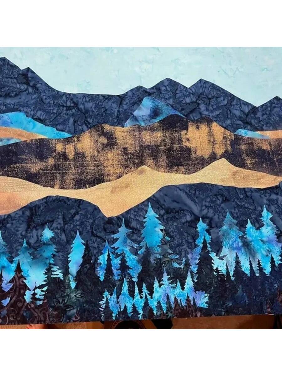 10pcs/6pcs Reusable Wooden Painting Stencils, Large Christmas Tree Pattern, Suitable For Wooden Signs, Home Crafts, Window Glass, Canvas, Back To School, School Supplies