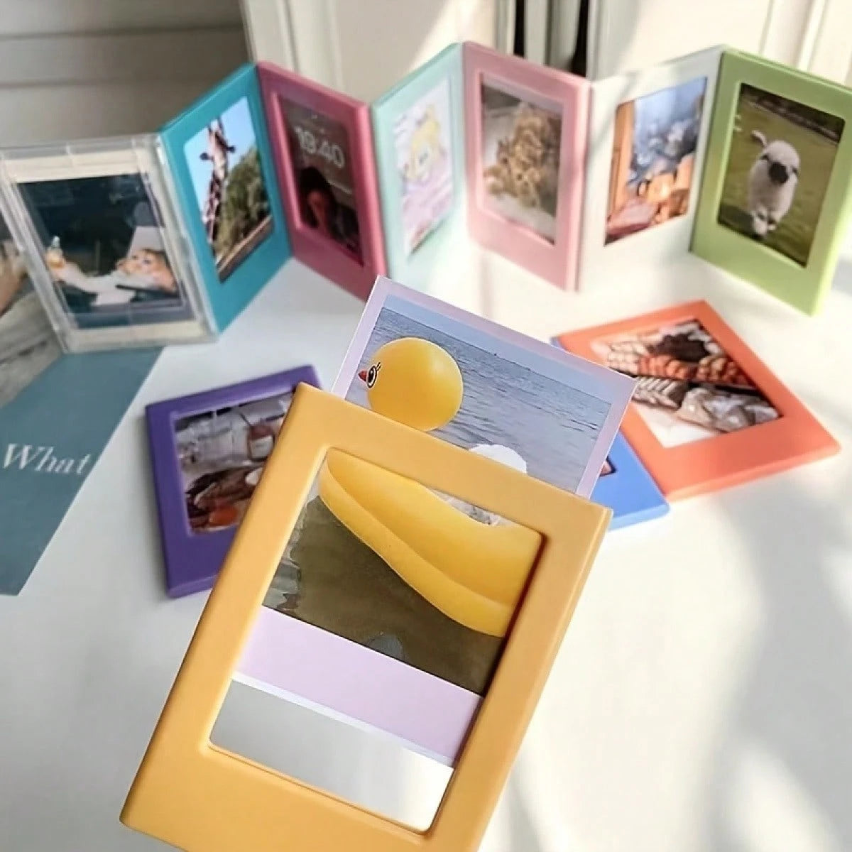 10pcs Magnetic Photo Frame Set- 2x3 Mini Frames, Fridge Magnet/Wallet Size, For Home Office Decor| Fridge Magnet, Mini Frame, Photo Frame, Mini Photo Frame, Wallet Size Frame