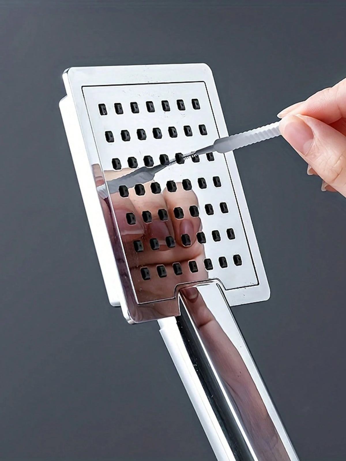 10pcs Shower Head Cleaning Brushes, Bathroom Scouring Pad Sticks Precision Nozzle Clog Remover Tools,Hard Water Stain Remover