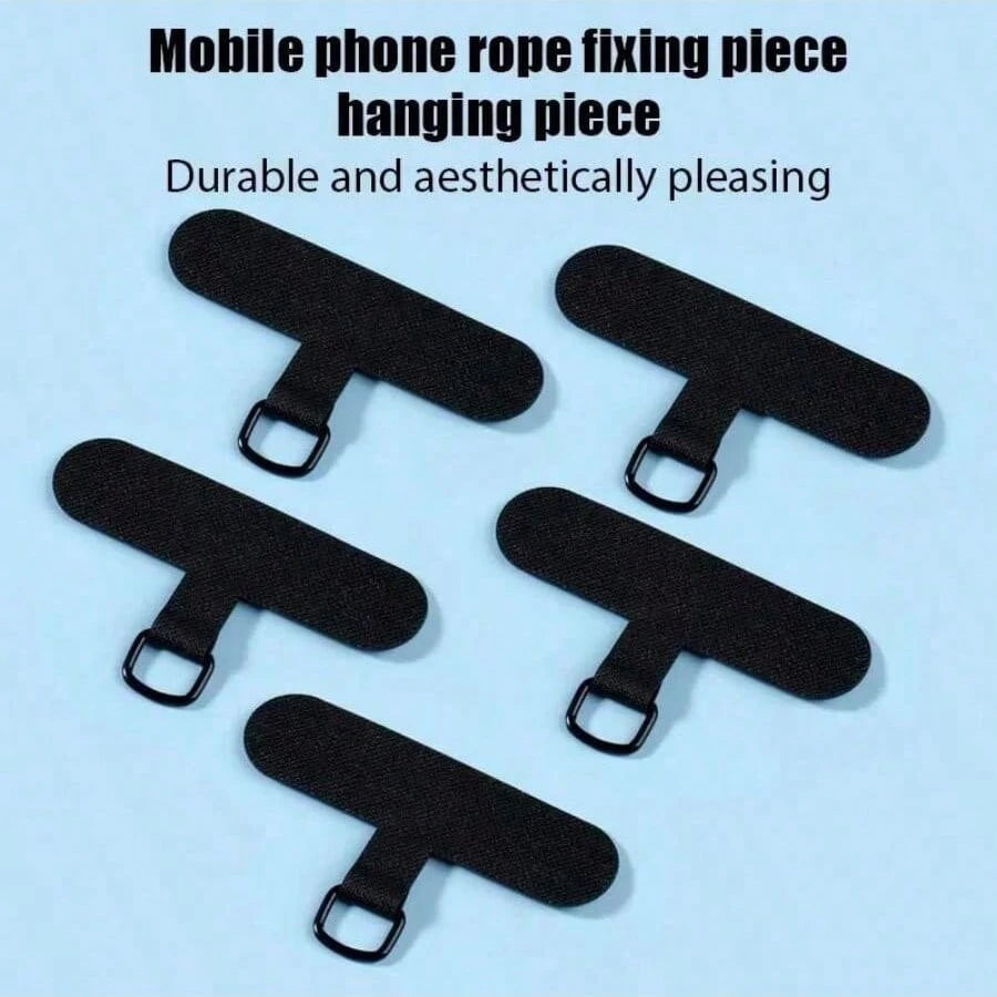 10pcs Universal Phone Lanyard, 2.4 Inch, Durable Nylon Detachable Hanging Strap With Card Pad, Smartphone Wrist Strap Tether Pad