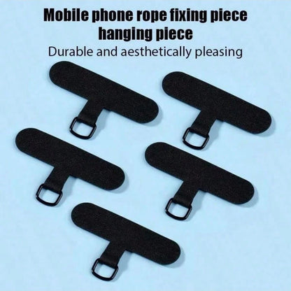 10pcs Universal Phone Lanyard, 2.4 Inch, Durable Nylon Detachable Hanging Strap With Card Pad, Smartphone Wrist Strap Tether Pad