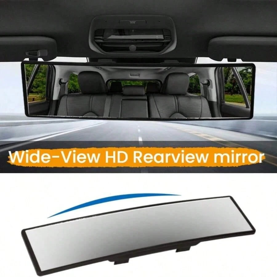12-Inch Universal Wide Angle Rear View Mirror Accessories, Convex Panoramic Clip-On Rearview Mirror Suitable For Cars, SUVs, Trucks And Other Vehicles