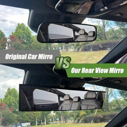12-Inch Universal Wide Angle Rear View Mirror Accessories, Convex Panoramic Clip-On Rearview Mirror Suitable For Cars, SUVs, Trucks And Other Vehicles